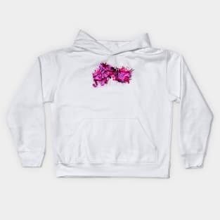 Pink Koi Splash Kids Hoodie